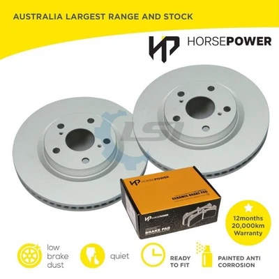 Front Brake Pads and Disc Rotors Set for Toyota Camry ASV50R 2012-2018 - Image 1 of 4