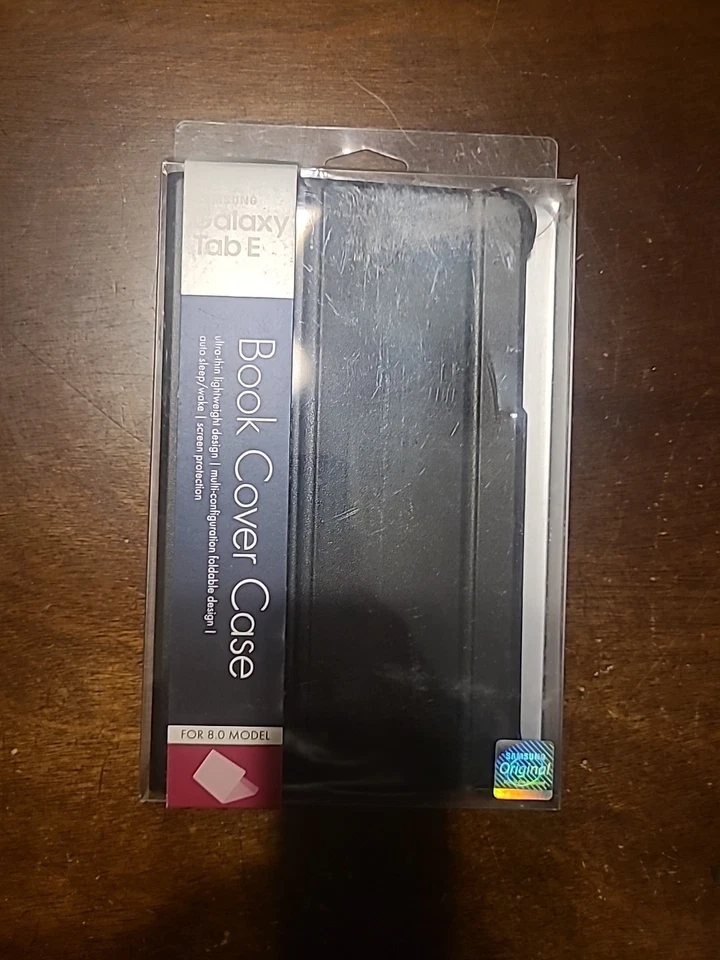 Funda libro Galaxy para Galaxy Tab E negra Foto 1 de 4
