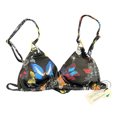 Nuevo con etiquetas Top de bikini Swiminista x Christian Lacroix Butterfly - Talla pequeña Foto 1 de 4