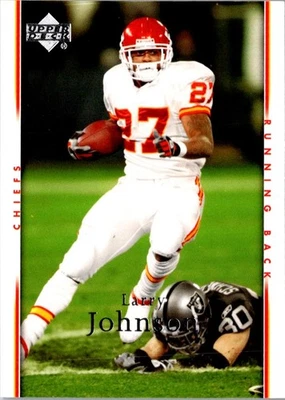 2007 Upper Deck Larry Johnson #94 Kansas City Chiefs Football Card - Image 1 of 2