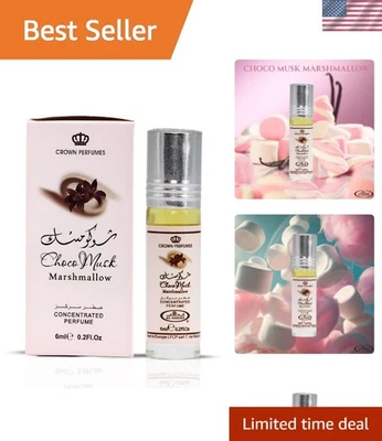 Aceite de perfume concentrado Choco Musk malvavisco enrollable, 0,2 oz unisex delicia Foto 1 de 4