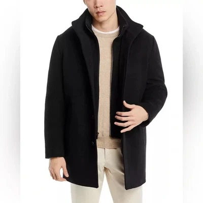 $495 NUEVO Abrigo/Chaqueta Cardinal Of Canada Colección de Lujo Lana Negra Para Hombre Talla L Foto 1 de 4