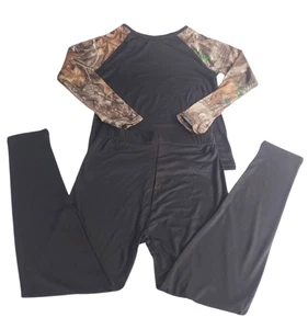 Youth Realtree Camo WARM Base Layer Thermal Top & Bottom Set Medium Boys Girls - Picture 1 of 10
