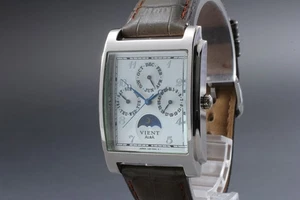 1995 [N MINT] Seiko Alba Vient V33F-5A10 Moon Phase Dial Quartz Men Watch JAPAN - Picture 1 of 11