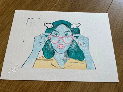 DFACE Starstruck 2025 unsignierter Druck Stamping Ground V2 29,5 x 20,8 cm - Bild 1 von 2