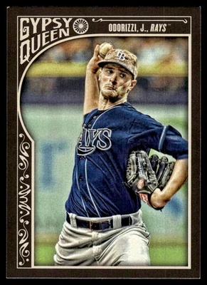 2015 Topps Gypsy Queen Jake Odorizzi Tampa Bay Rays #204 - Image 1 of 2