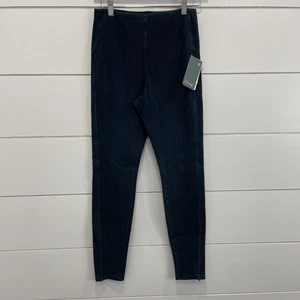 Lysse Denim Leggings Damen Small Indigo Blau High Rise Stretch Hose Reißverschluss - Bild 1 von 10