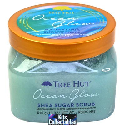 Exfoliante corporal exfoliante hidratante Tree Hut Ocean Glow azúcar de karité nuevo Foto 1 de 3