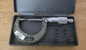 Kalibrierte Mitutoyo 112-225 Punkt Mikrometer, 0-1" 0,001" Grad 30 Grad 260084 - Bild 1 von 5