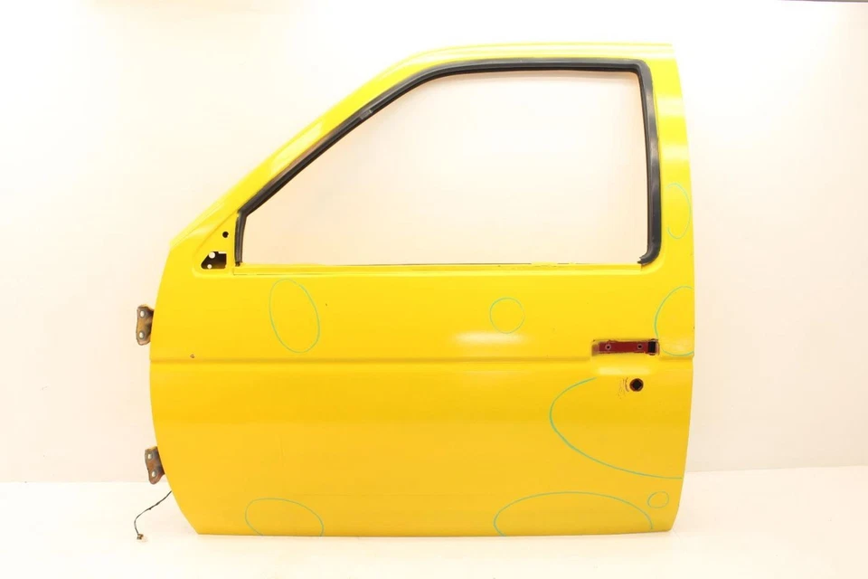 92-93 Nissan Pickup D21 Yellow Driver Left Front Door Shell Assembly - Image 1 of 4