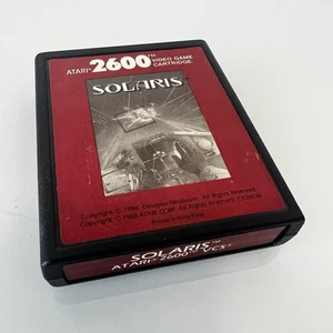 Solaris Atari 2600, 1988 Authentic Cartridge TESTED - Picture 1 of 5