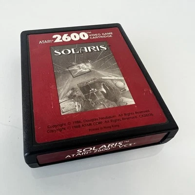 Solaris Atari 2600, 1988 Authentic Cartridge TESTED - Image 1 of 4