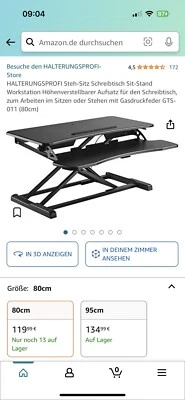 steh sitz schreibtisch - Bild 1 von 3