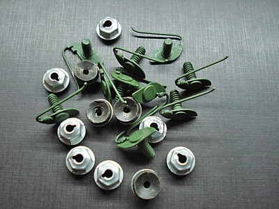 10 pcs NORS body moulding clips sealer nuts 1/2"-5/8" for Dodge Plymouth - Image 1 of 4
