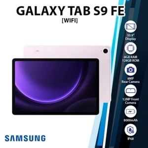 Samsung Galaxy Tab S9 FE Wi-Fi Android PC Tablet (Purple, 6GB+128GB, Octa Core) - Picture 1 of 6