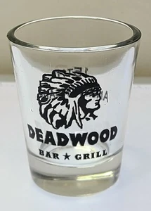 Deadwood Bar & Grill Northville Michigan 15th Anniversary Shot Glass - Picture 1 of 2