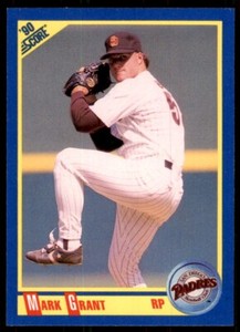 1990 Score Mark Grant Baseball Cards #466