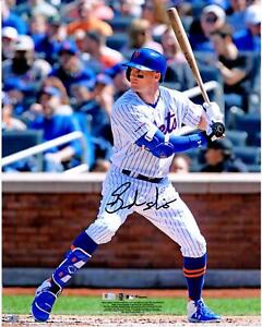Brandon Nimmo New York Mets Autographed 16" x 20" Hitting Photograph