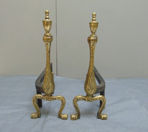 Andirons Dogs Fire Basket Rests ref 427 Cover