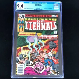 THE ETERNALS #2 ❄️ CGC 9.4 PGs blancos ❄️ 1ª App de CELESTIALS! Marvel Comic 1976 - Imagen 1 de 3