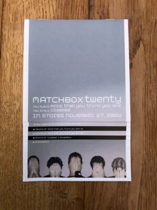 MATCHBOX 20 More Than U Think ORIGINAL 2002 mehrseitiges japanisches poster 7x4 Zoll - Bild 1 von 6