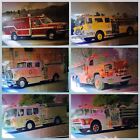 Lot Of 6 1990s Fire Truck Photo Slide Rescue Ambulances Laders Firefighters