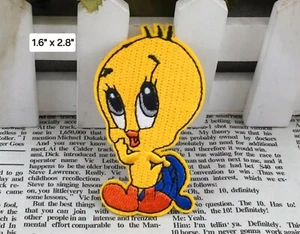 1 pc. TWEETY Felty Patch felties craft embellishment yellow bird 1.6 x 2.8 inch - Picture 1 of 1