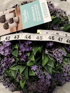Martha Stewart PALLA PIANTA TOPIARIA MEDIA 14" VIOLA LILLA GELSOMINO 44 Circumf NUOVO - Foto 1 di 18