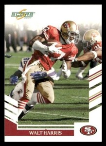2007 Score #125 Walt Harris San Francisco 49ers