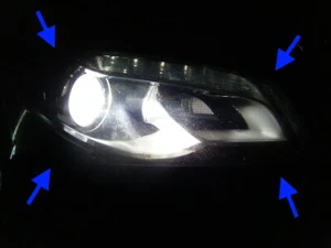 FARO DERECHO AUDI A3 S3 RS3 8P XENÓN EDICIÓN NEGRA 2011 CONDUCTOR FABRICANTE ORIGINAL 48 K MILLAS - Imagen 1 de 20