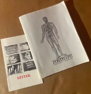 POSTHYPE Vol3#1 — MailArt Zine +LETTER John P. Jacob— Franklin Furnace debacle - Picture 1 of 12