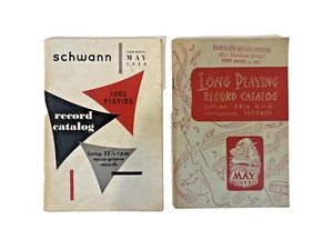 SCHWANN Long Playing Record Catalog May 1952, May 1953 2 Pack - Picture 1 of 3