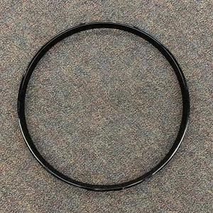Yamaha 1980s Tour Custom Maple 22" Bass Drum Hoop Black Lacquer Made in Japan A - Picture 1 of 9