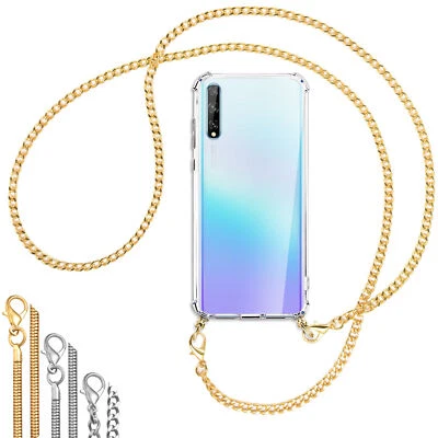Collana (Catena in metallo) per Huawei P Smart S / Enjoy 10s / Y8p Cover Custodi - Immagine 1 di 4