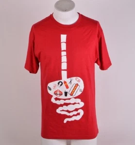 Neu ohne Etikett Cobra Dogs Verdauung kurzärmliges Herren-T-Shirt $ 20 M rot - Bild 1 von 1