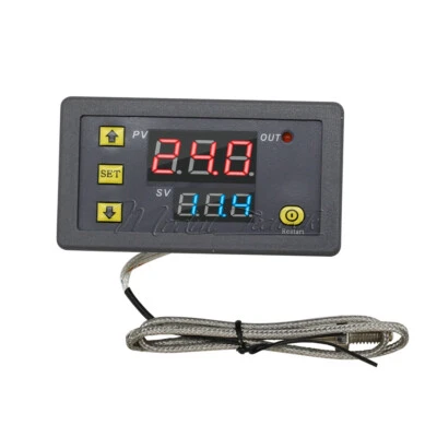 W3230 DC12V Digital Temperature Controller K-type Thermocouple Sensor Thermostat - Bild 1 von 4