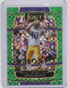 2022 Select Draft Football Devin White Green Block + 2 base Free Shipping - Picture 1 of 2