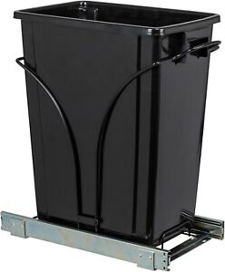 Household Essentials 9 Gal Pull-Out In Cabinet Trash Can in Black