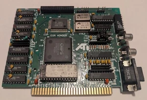 ATI EGA WONDER - Vintage EGA card ISA - REV.2 | TESTED and WORKING - Photo 1/7