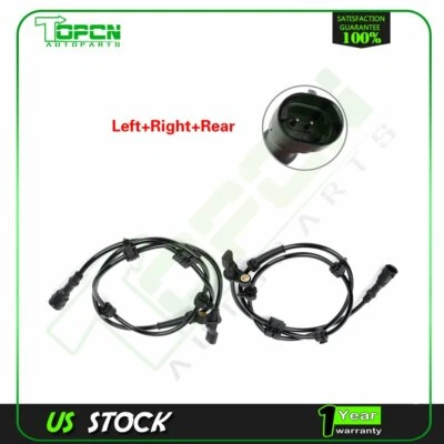 Pair Rear ABS Sensor Driver & Passenger Fits 04 05-10 Fits Chrysler PT Cruiser Foto 1 de 4