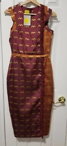 Grey Projects Fashion Label Jacquard Kleid Größe Small Neu mit Etikett nigerianischer Designer - Bild 1 von 9