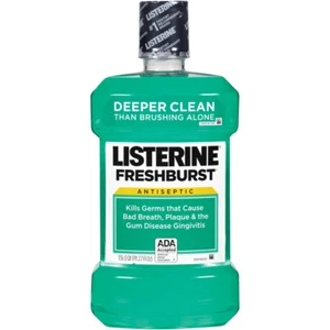 Listerine Fresh Burst Flavor Mouthwash, Case of 6 - 1.5 Liter Bottles - Picture 1 of 1