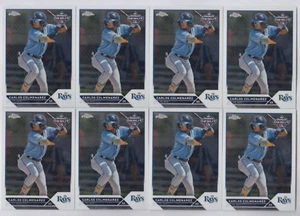 (8) Carlos Colmenarez 2023 TOPPS PRO DEBUT CHROME ROOKIE LOT #PDC-14 FCL RAYS - Picture 1 of 1