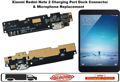 Repuesto de conector de base de puerto de carga y micrófono para Xiaomi Redmi Note 2 Foto 1 de 2