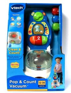 Vtech Clean & Count Pop & Count Vacuum Imitative Play Numbers Age 12 To 36 Month