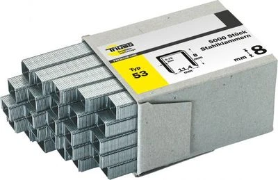 Tackerklammer Typ 53 0,75x11,4/ 6 -14mm VPE 5000 Stück Hammertacker Handtacker   - Bild 1 von 2