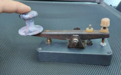 Telegraph key Soviet Military Morse Code Vintage USSR Soviet - Image 1 of 4