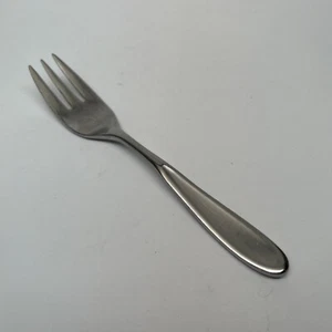 FARBERWARE "CONTOUR" Stainless SALAD FORK 6-3/4” - SATIN Concave - Picture 1 of 2