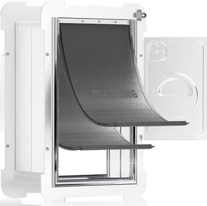 Large Dog Door,Upgraded Sealing Dog Door for Wall, Double Flap Doggy - Picture 1 of 6