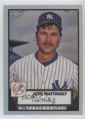 2021 Topps Chrome Platinum Anniversary Refractor Don Mattingly #696 - Image 1 of 2
